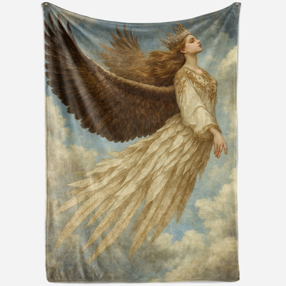 Plaid ange envol ciel
