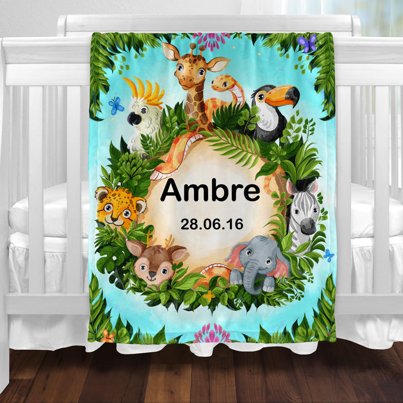 Plaid animaux mignons