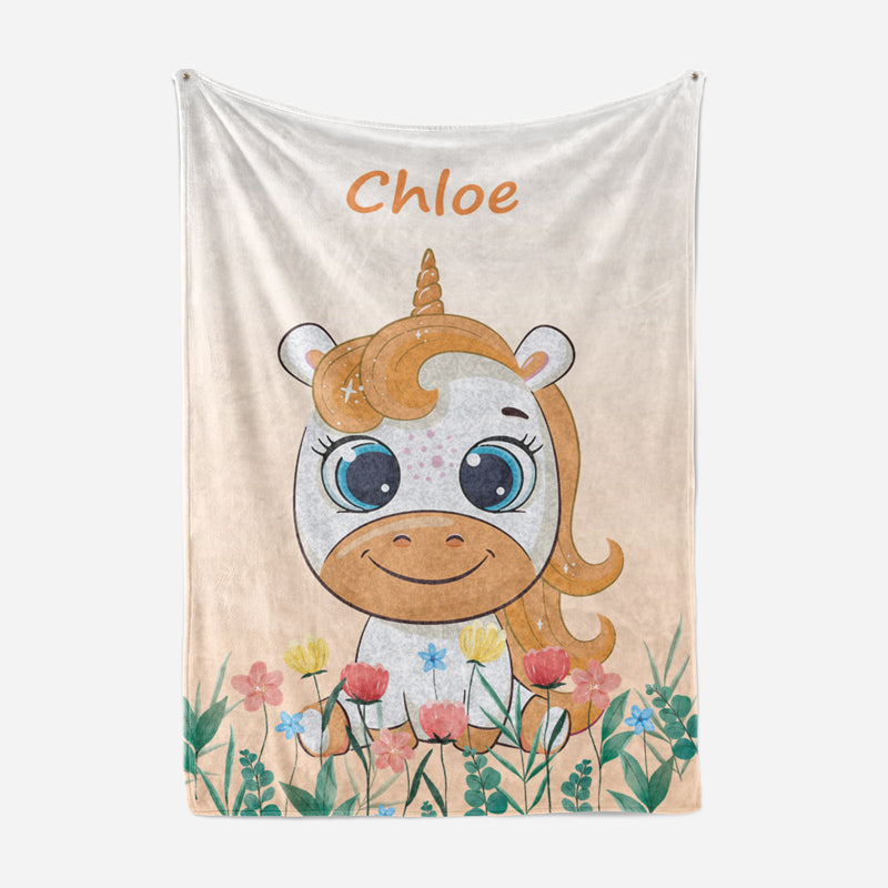 Plaid licorne magique