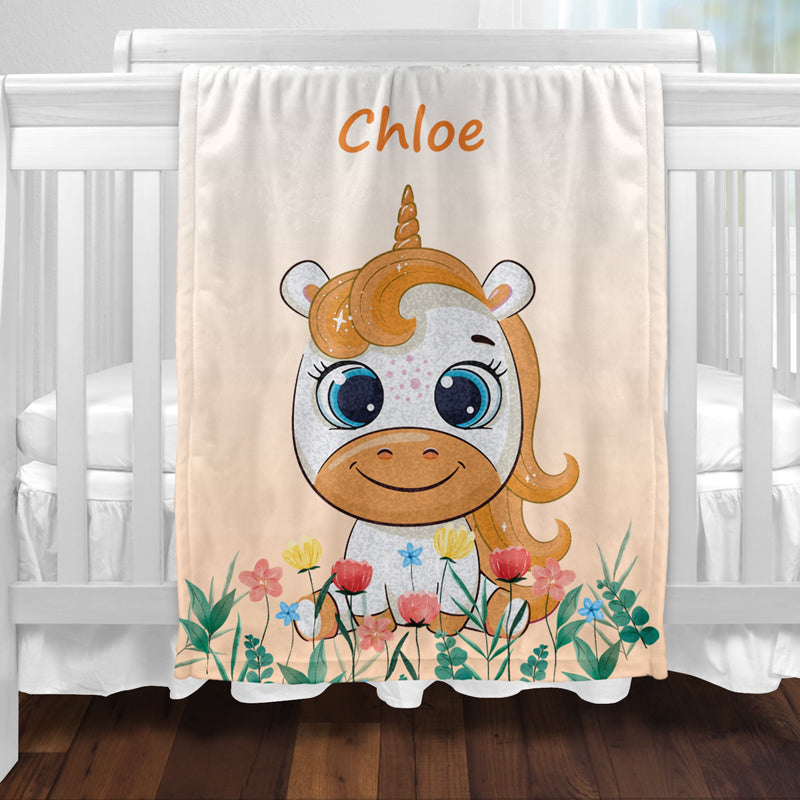 Plaid licorne magique