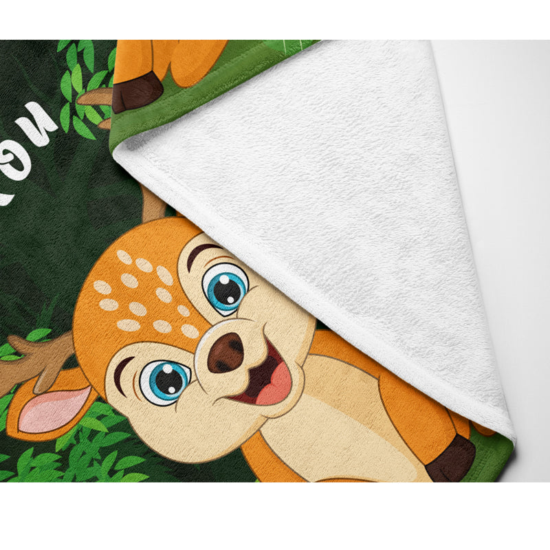 Plaid cerf enfant