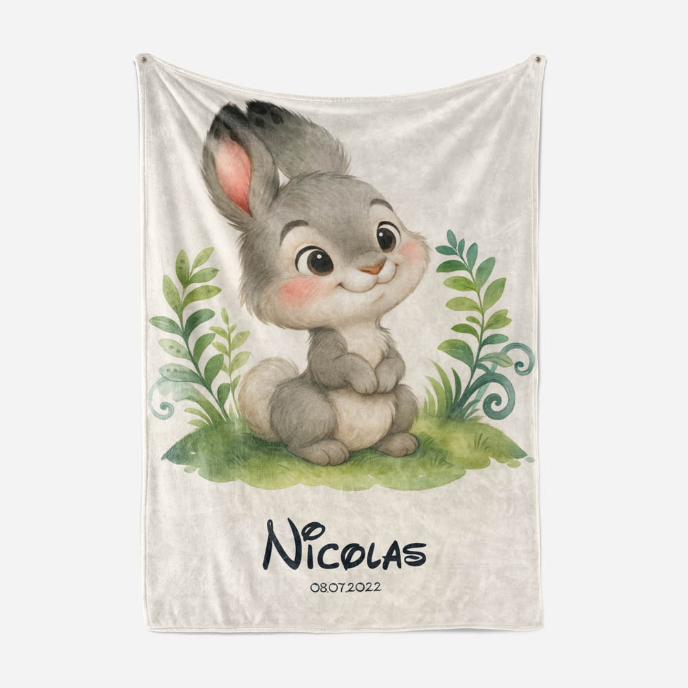 Plaid lapin enfant