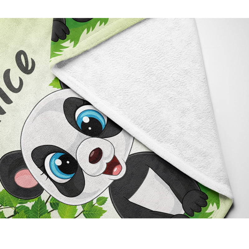 Plaid panda bébé