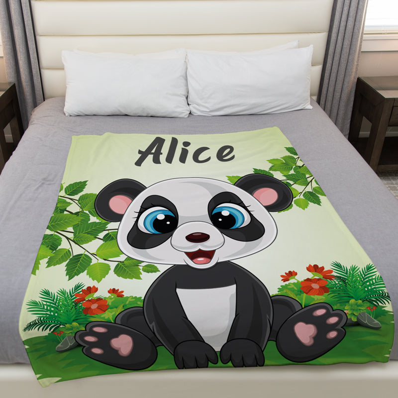 Plaid panda bébé