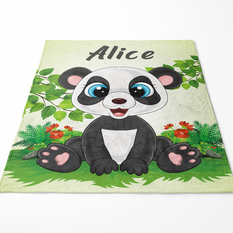 Plaid panda bébé