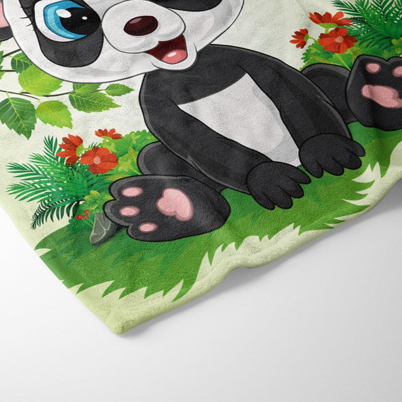 Plaid panda bébé