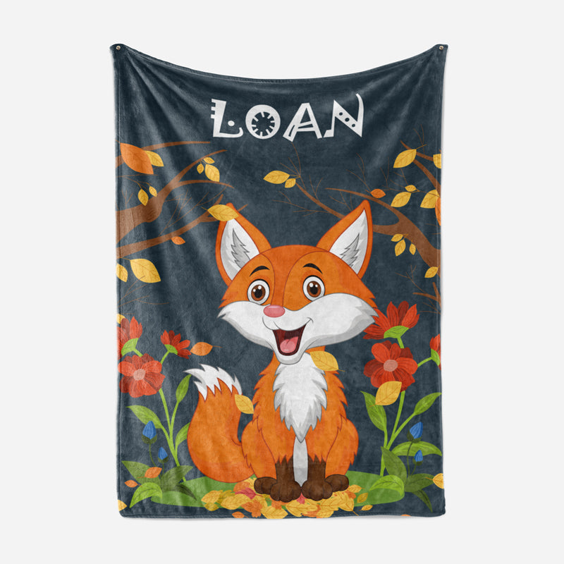 Plaid petit renard