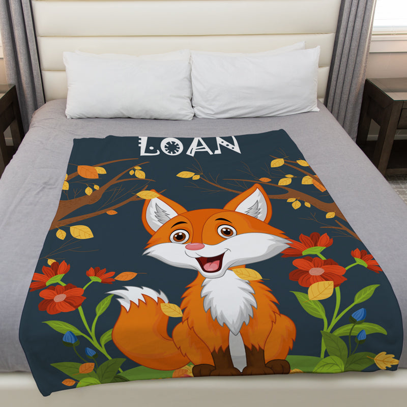 Plaid petit renard