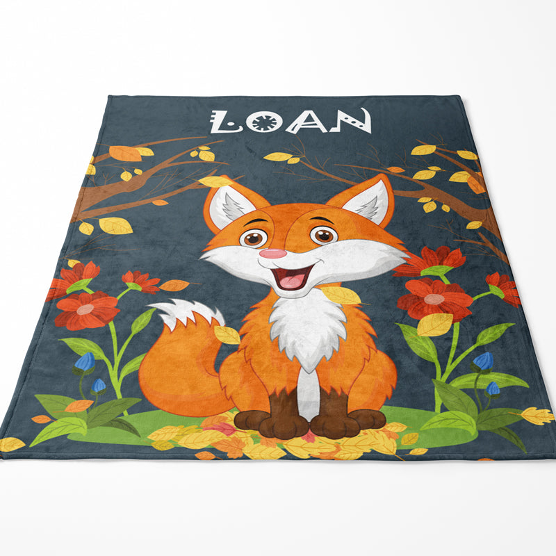 Plaid petit renard