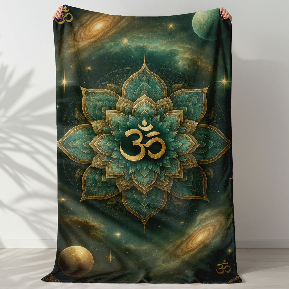 Plaid méditation lotus mandala