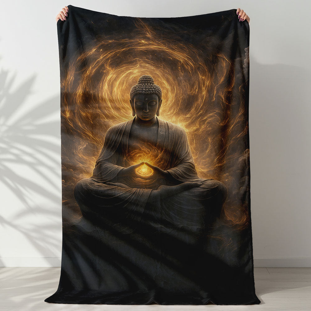Plaid Bouddha aura lumineux