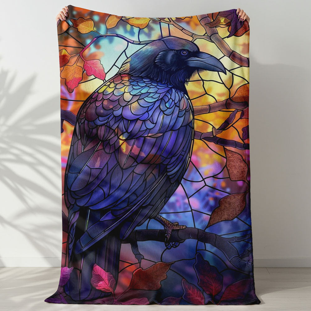 Plaid corbeau coloré