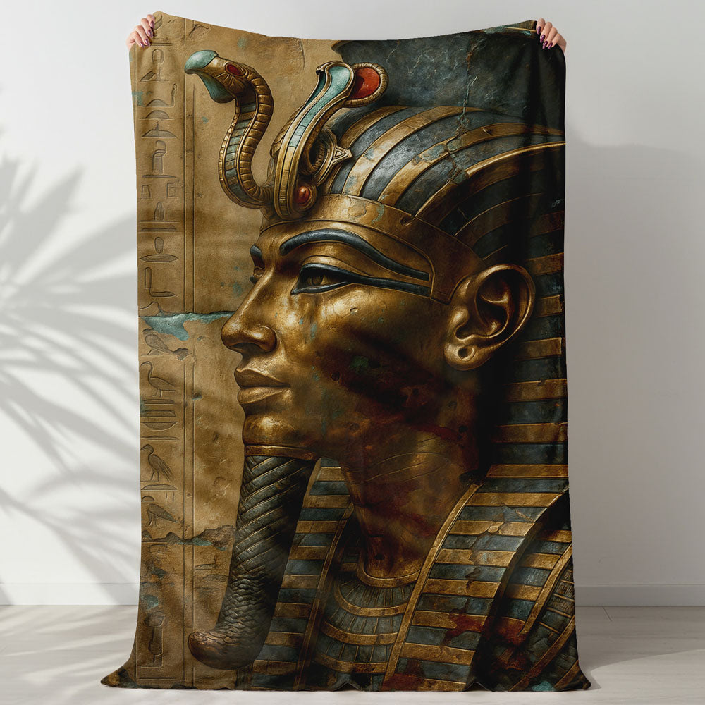 Plaid Egypte pharaon or