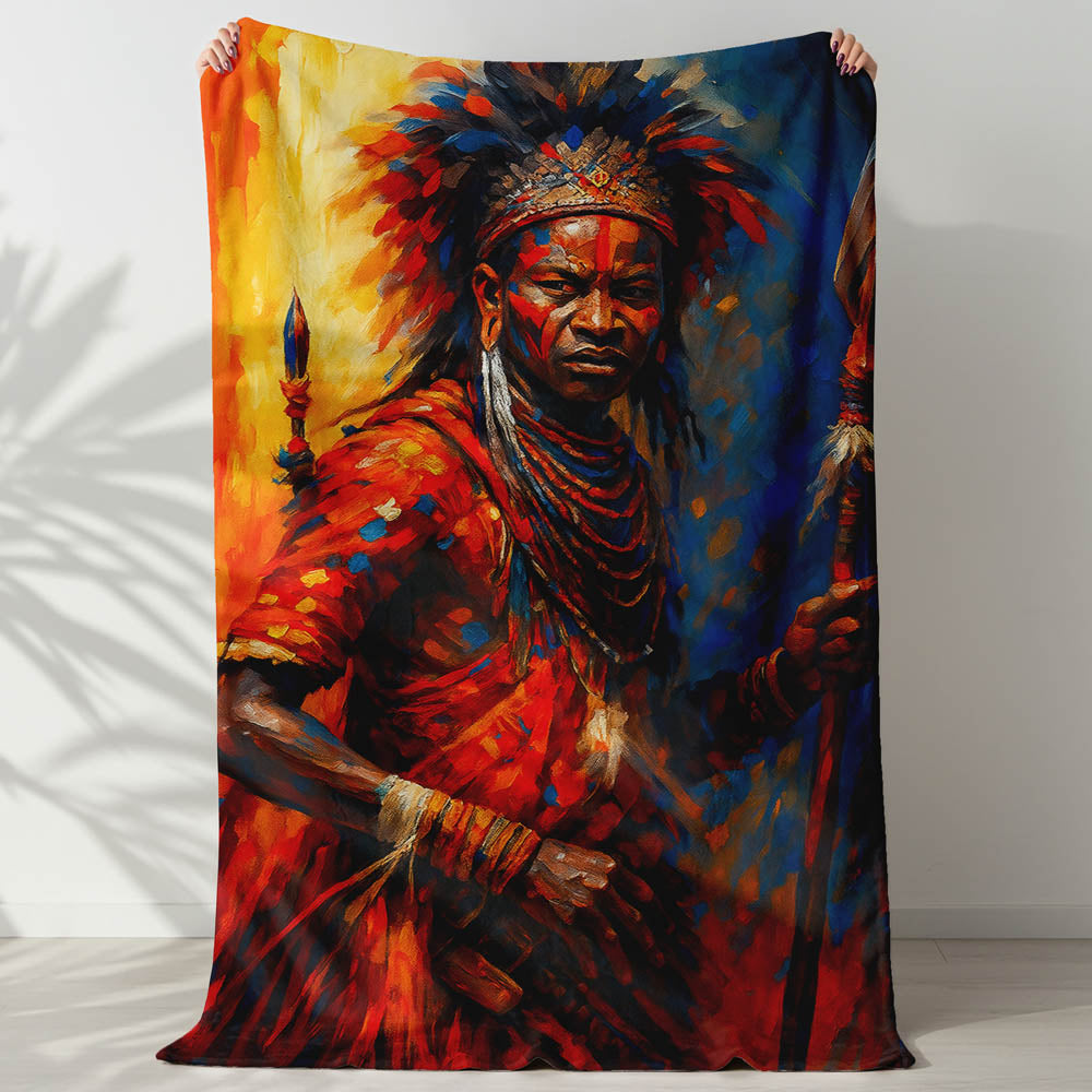 Plaid guerrier masaï