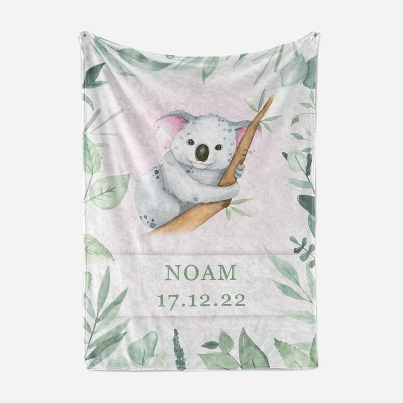 Plaid koala personnalisé