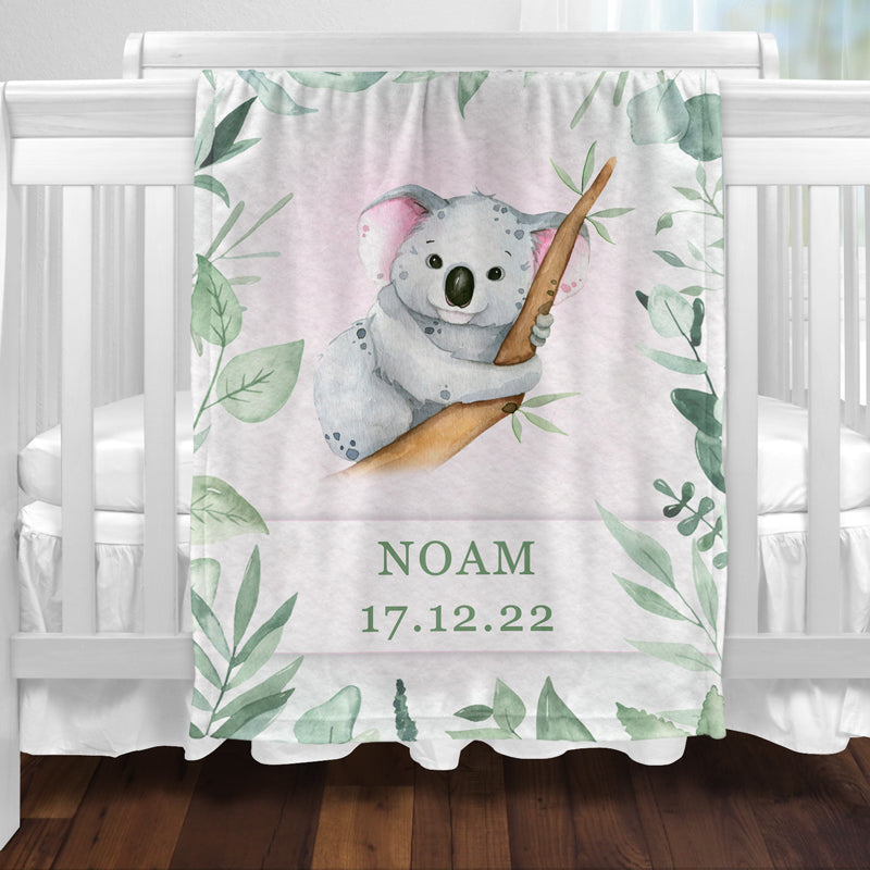 Plaid koala personnalisé