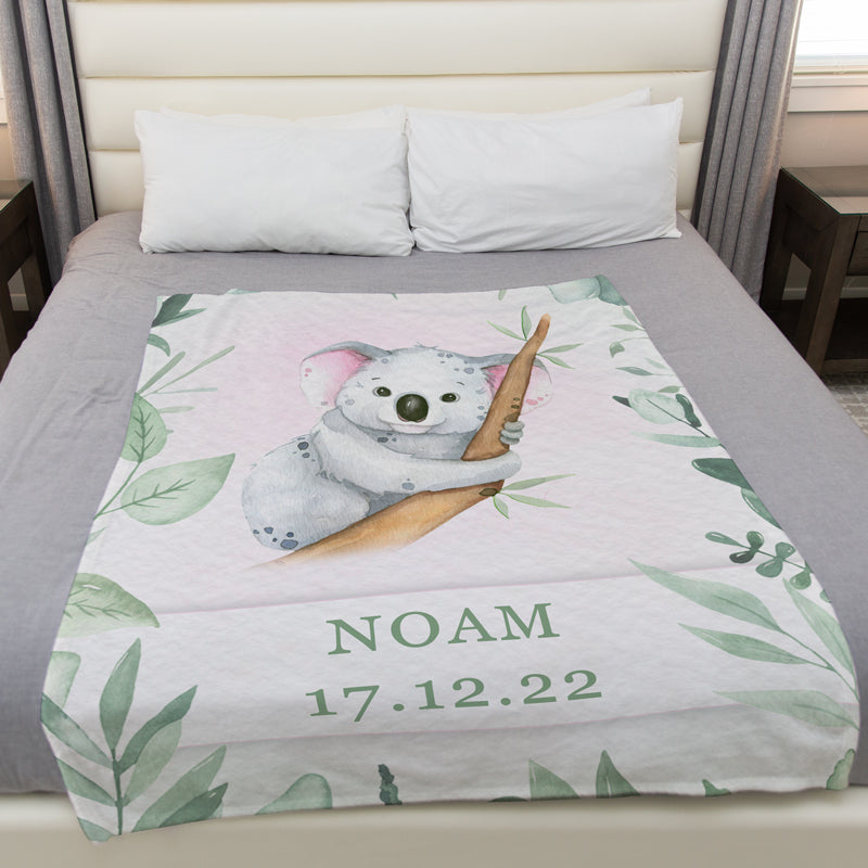 Plaid koala personnalisé