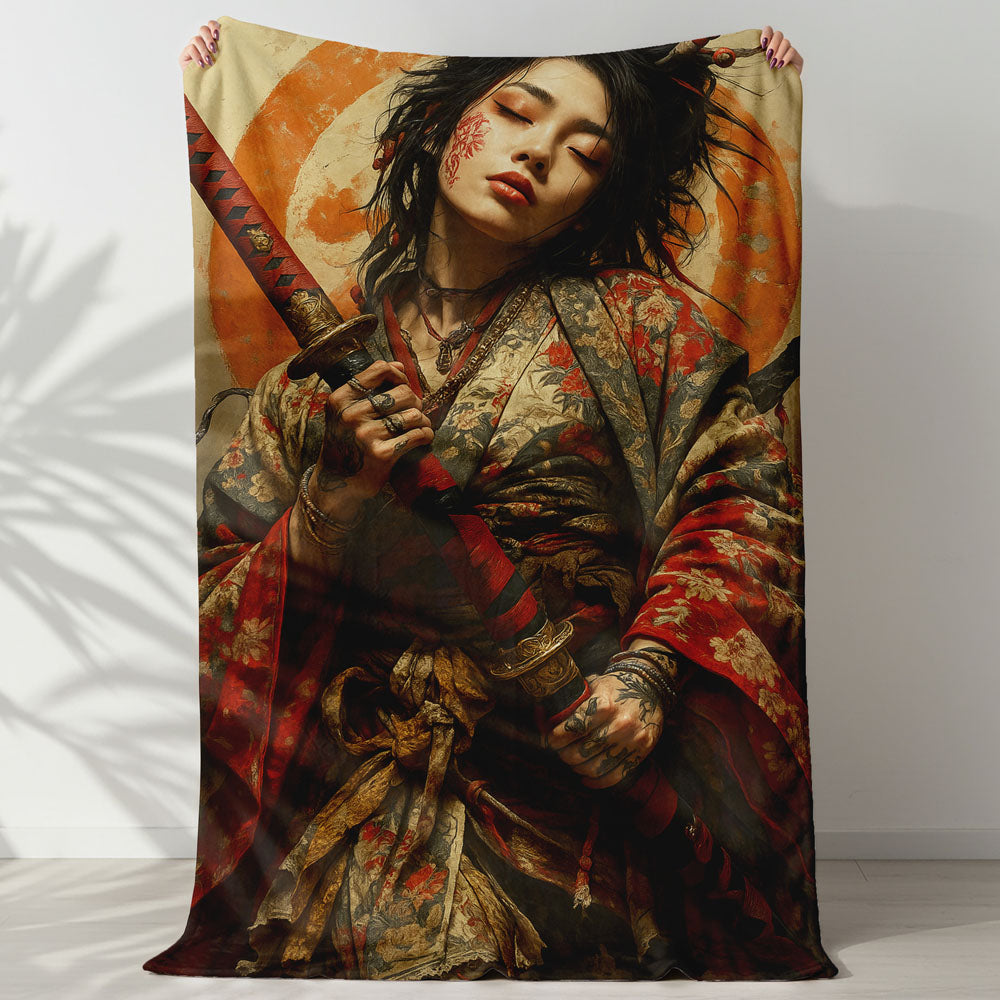 Plaid samouraï japonaise kimono