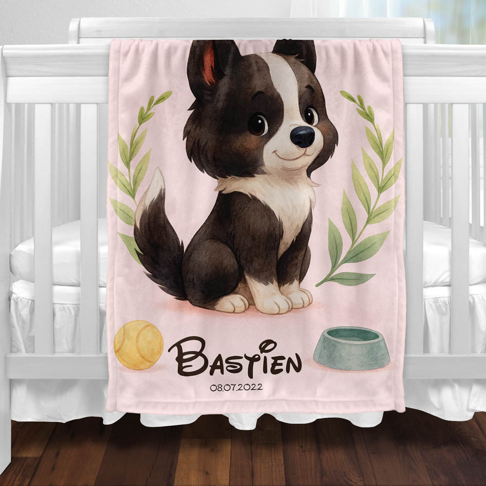Plaid chien enfant