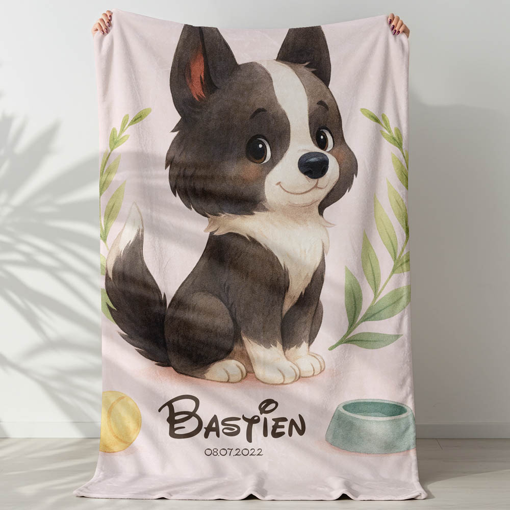 Plaid chien enfant
