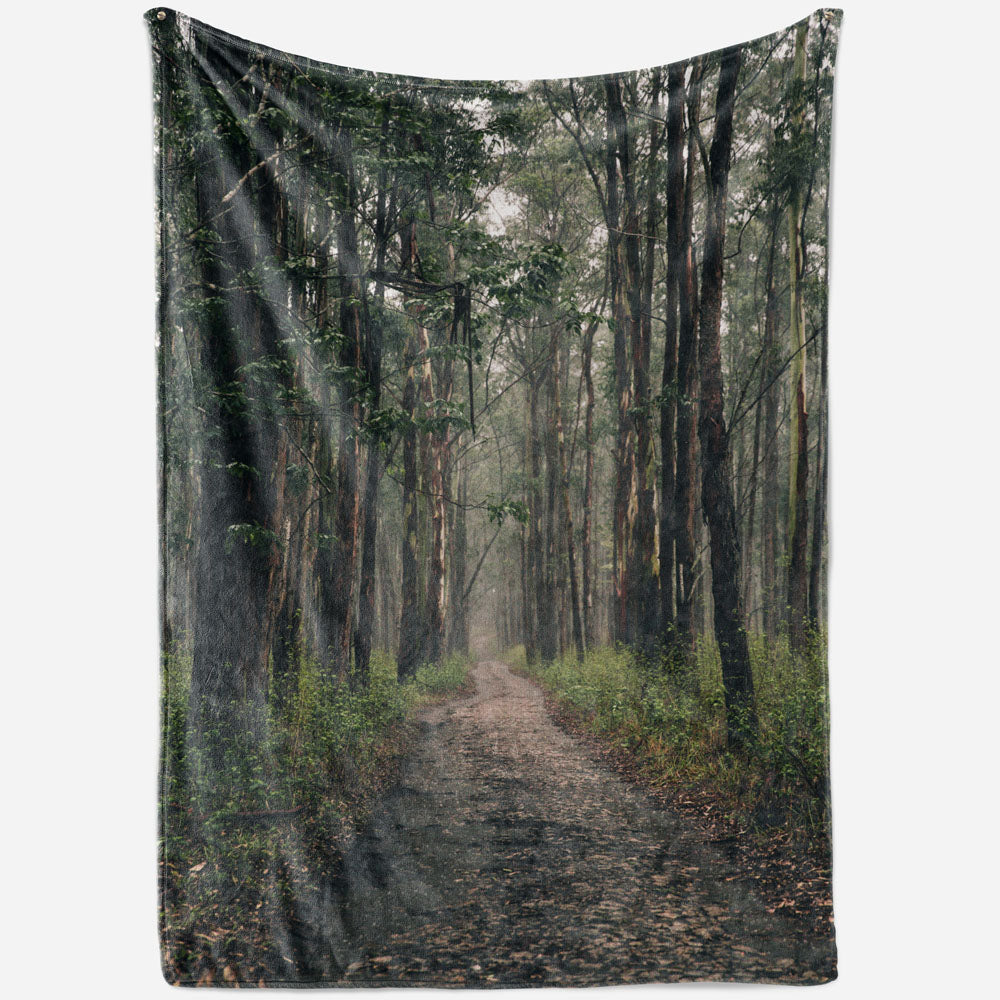 Plaid forêt nature verte