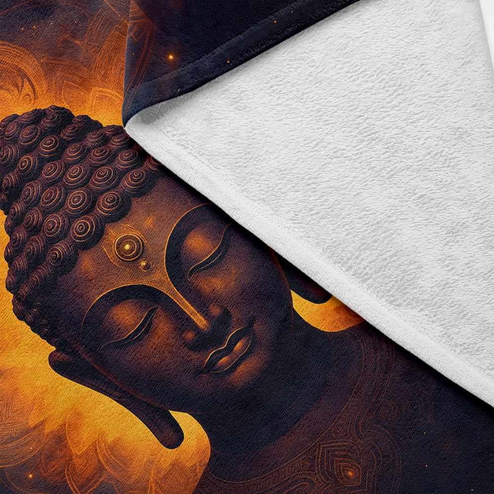 Plaid Bouddha énergie spirituelle