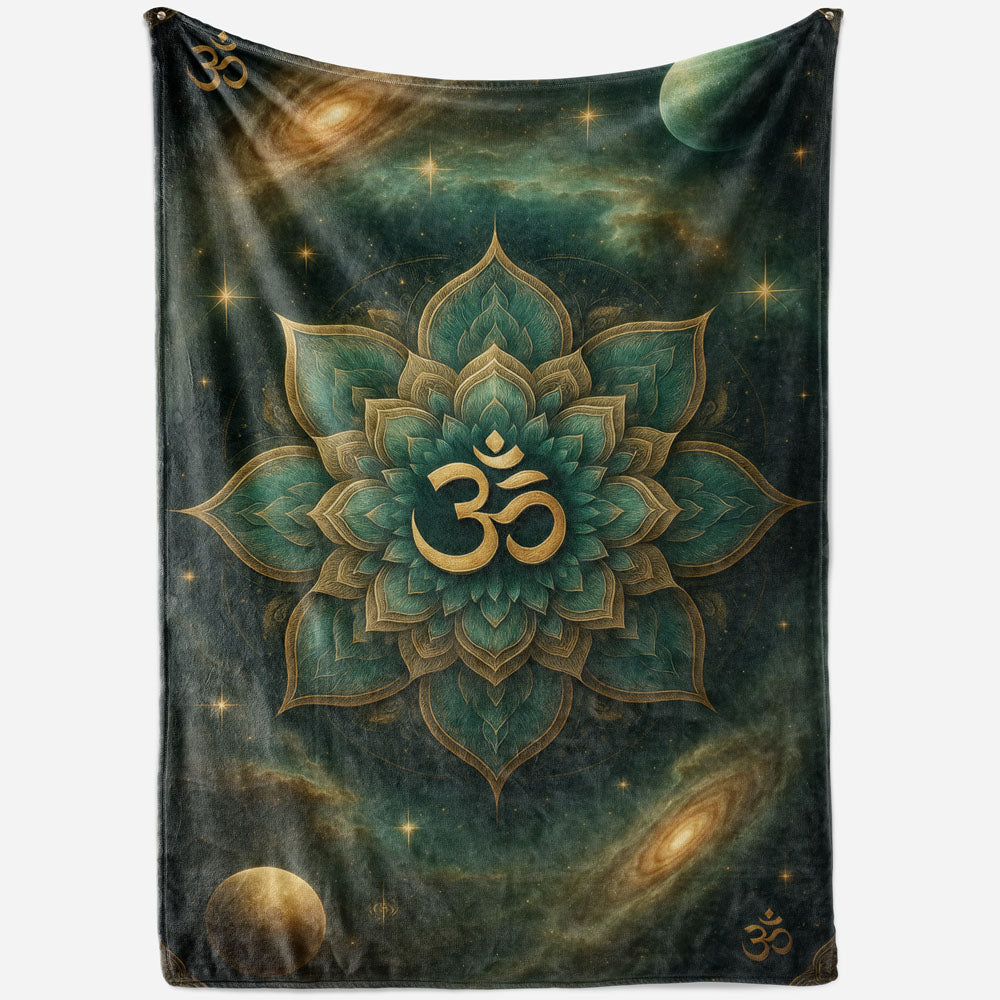 Plaid méditation lotus mandala