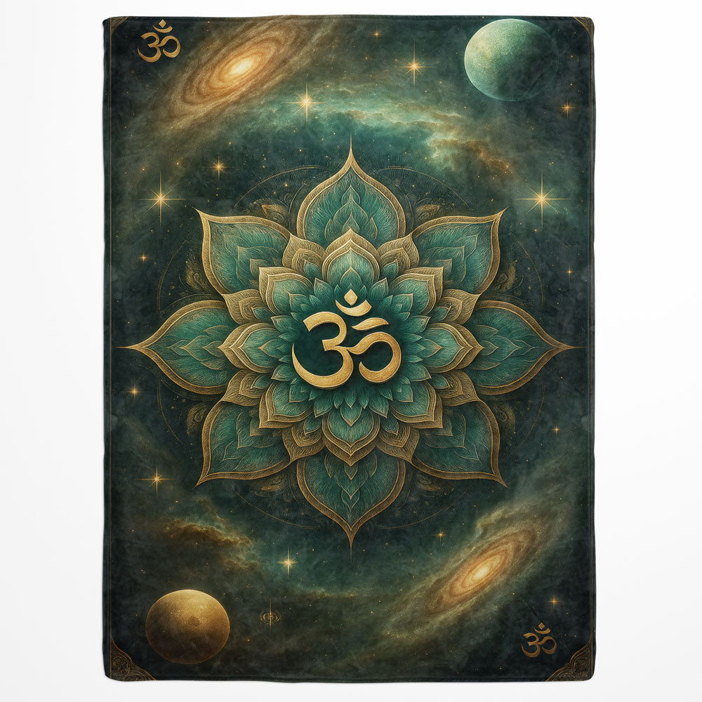 Plaid méditation lotus mandala
