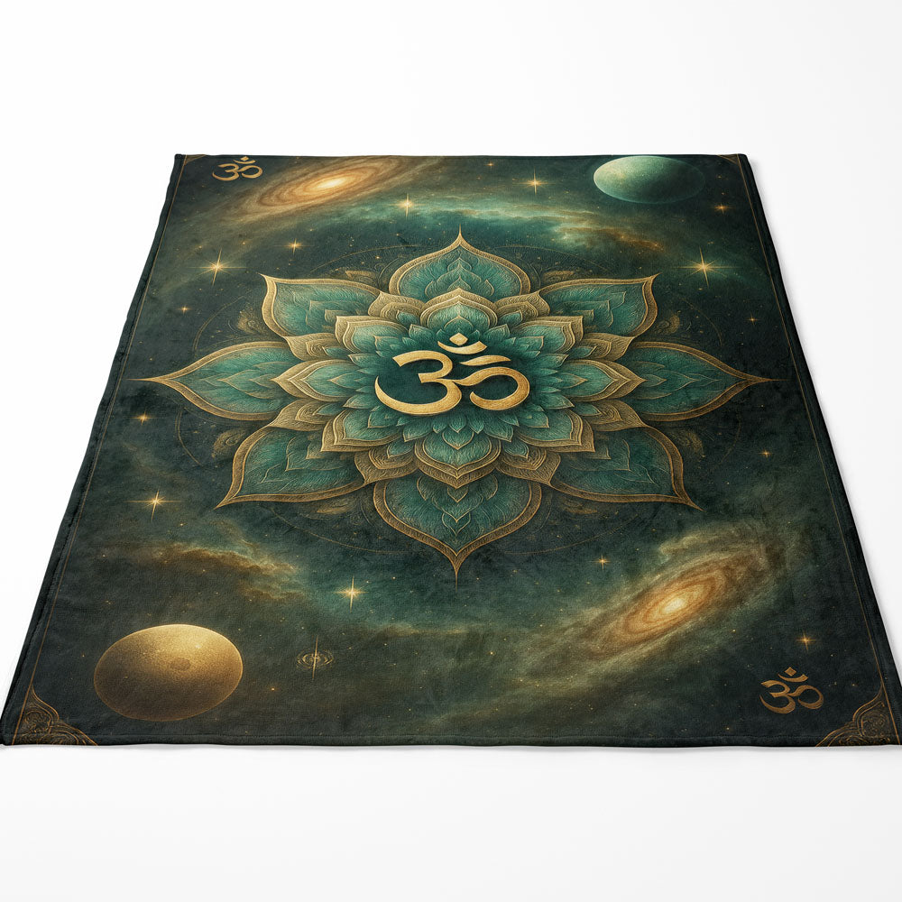 Plaid méditation lotus mandala
