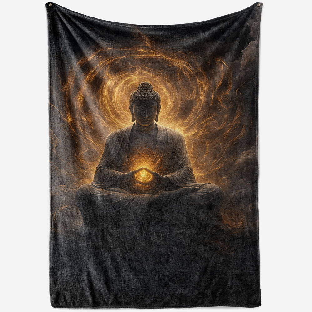 Plaid Bouddha aura lumineux