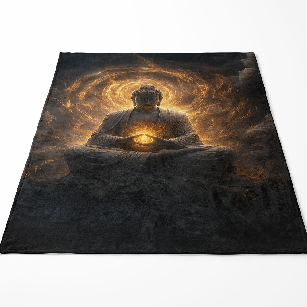 Plaid Bouddha aura lumineux