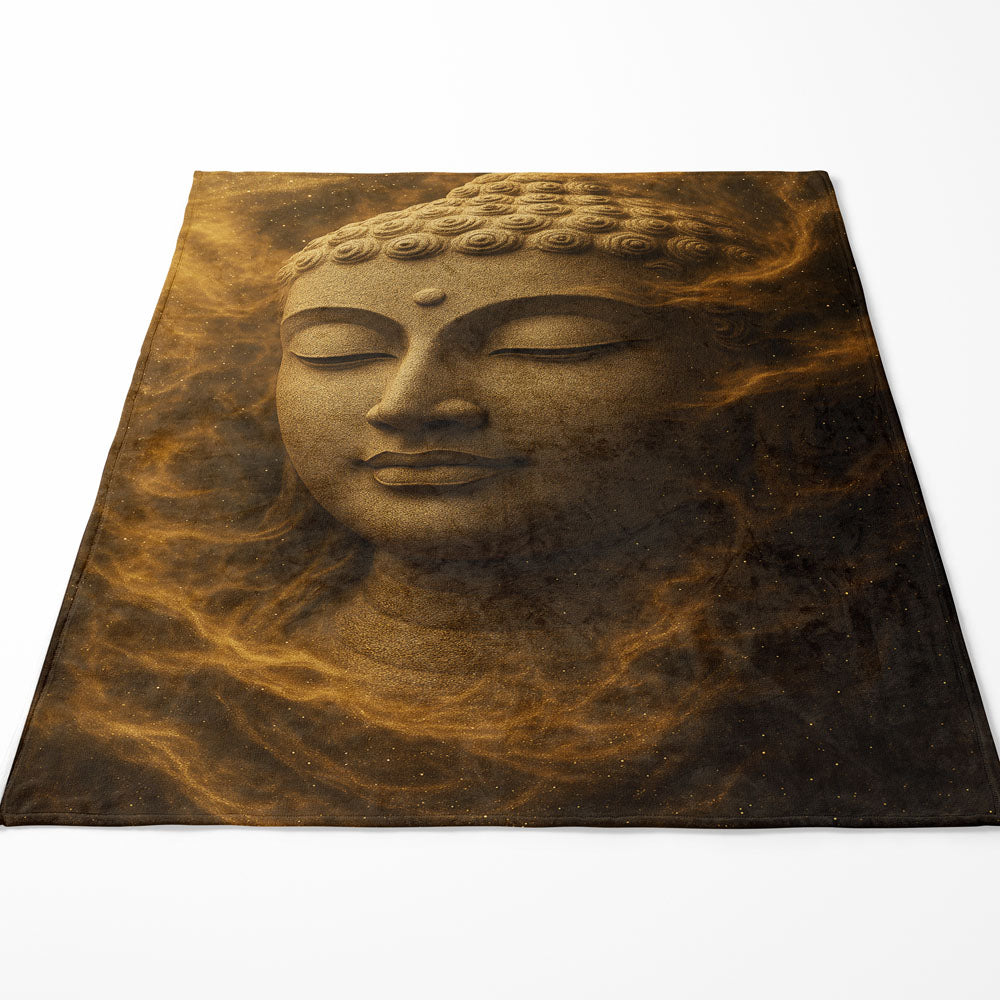Plaid visage Bouddha sable