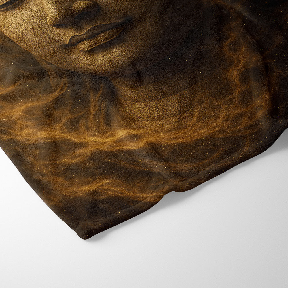 Plaid visage Bouddha sable