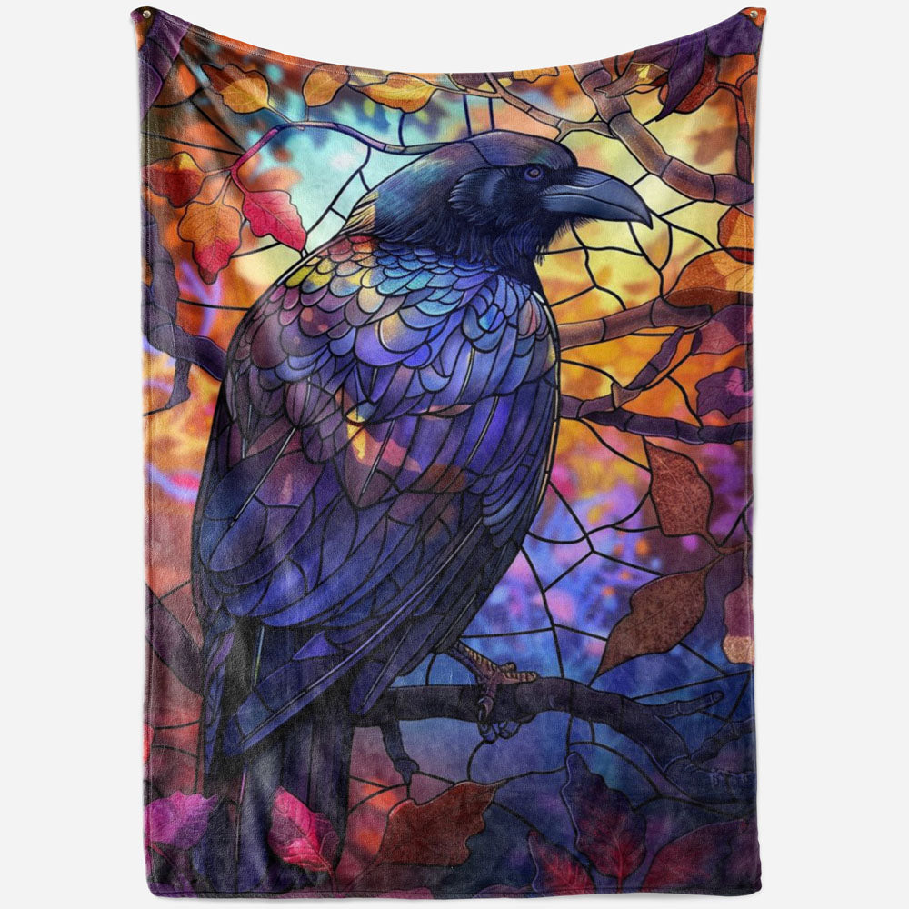Plaid corbeau coloré