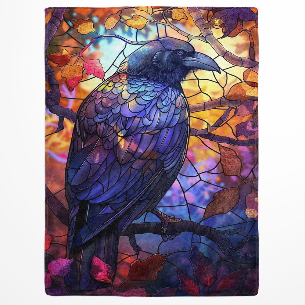 Plaid corbeau coloré