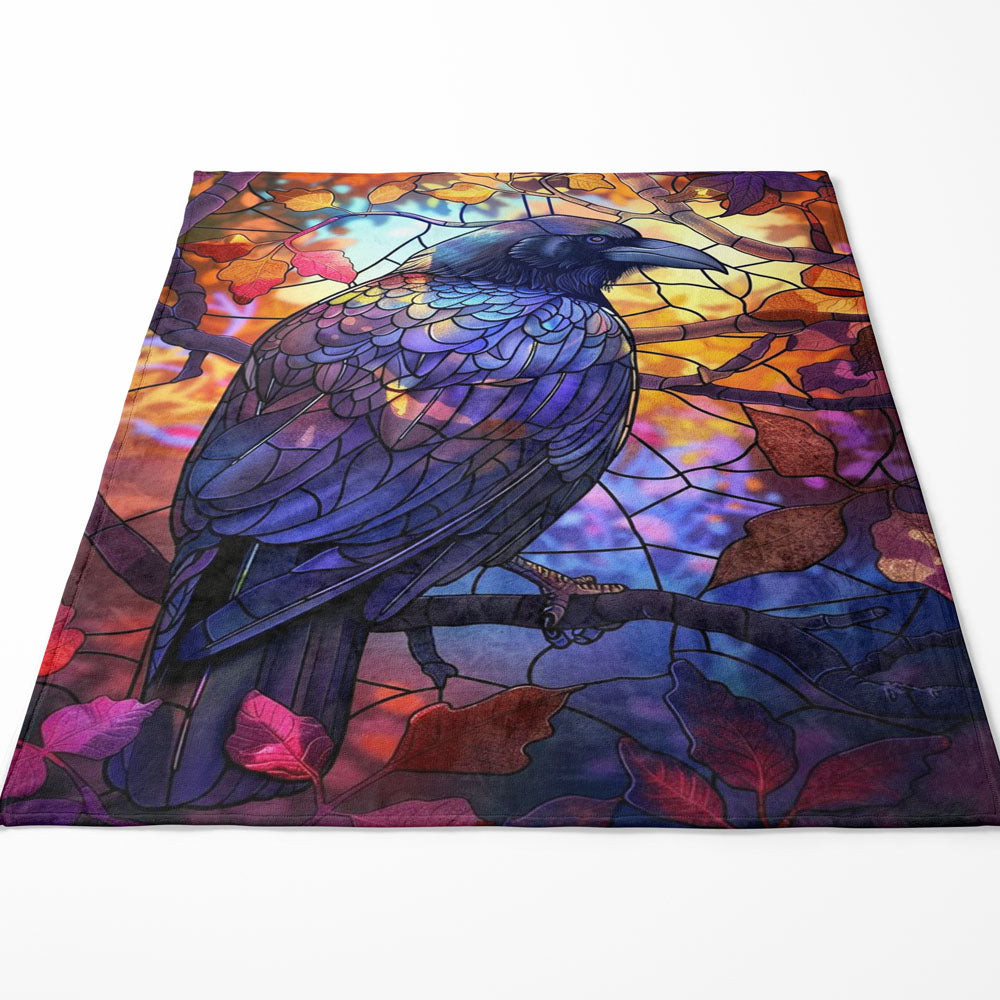 Plaid corbeau coloré