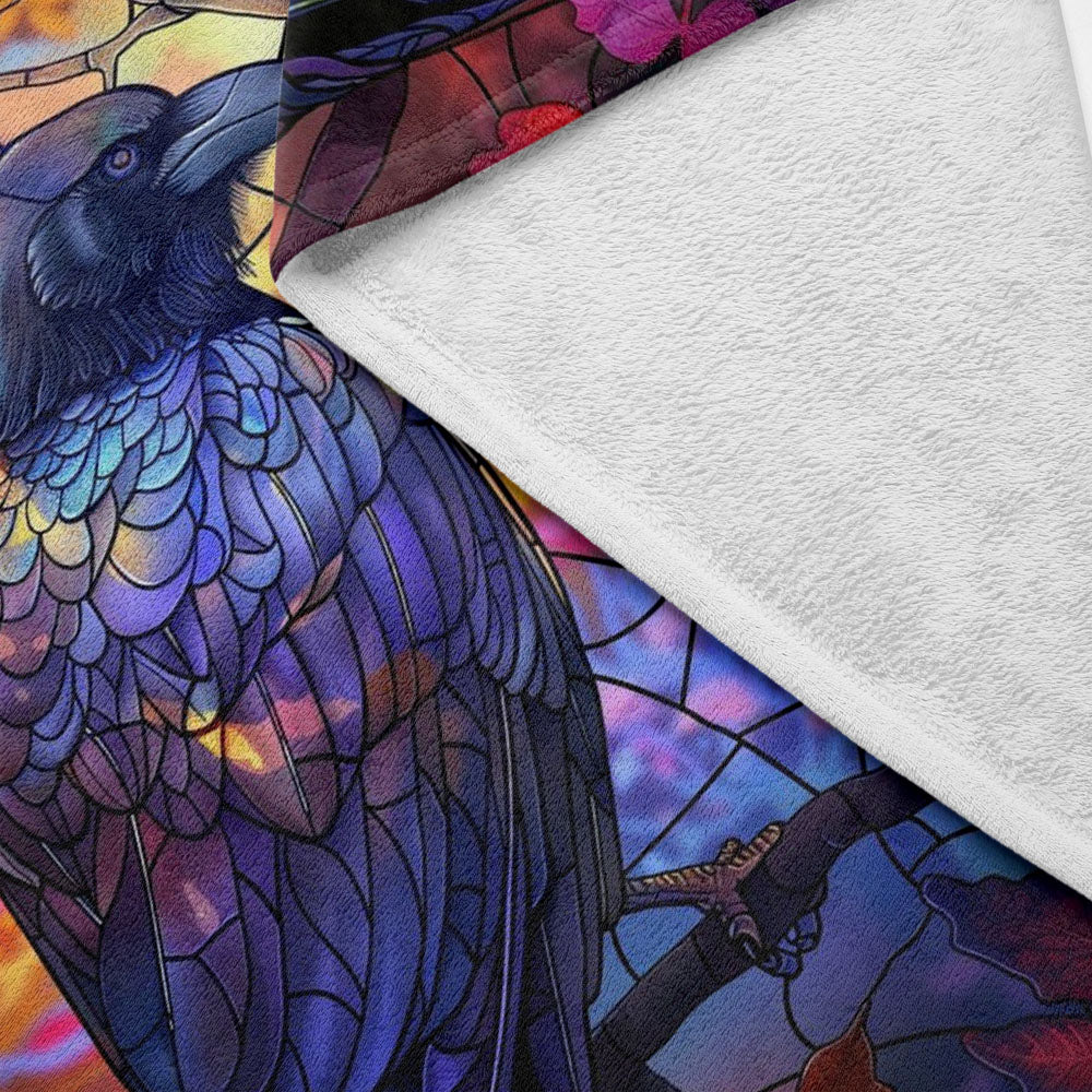 Plaid corbeau coloré