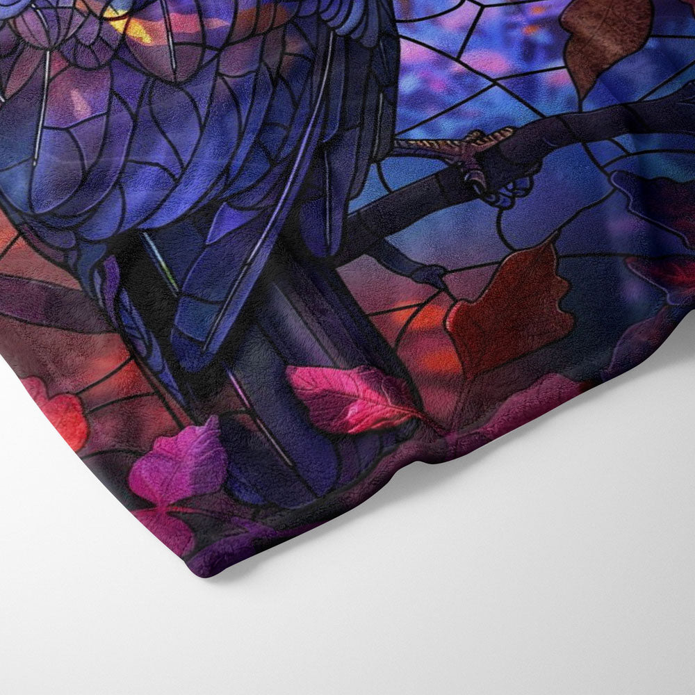 Plaid corbeau coloré