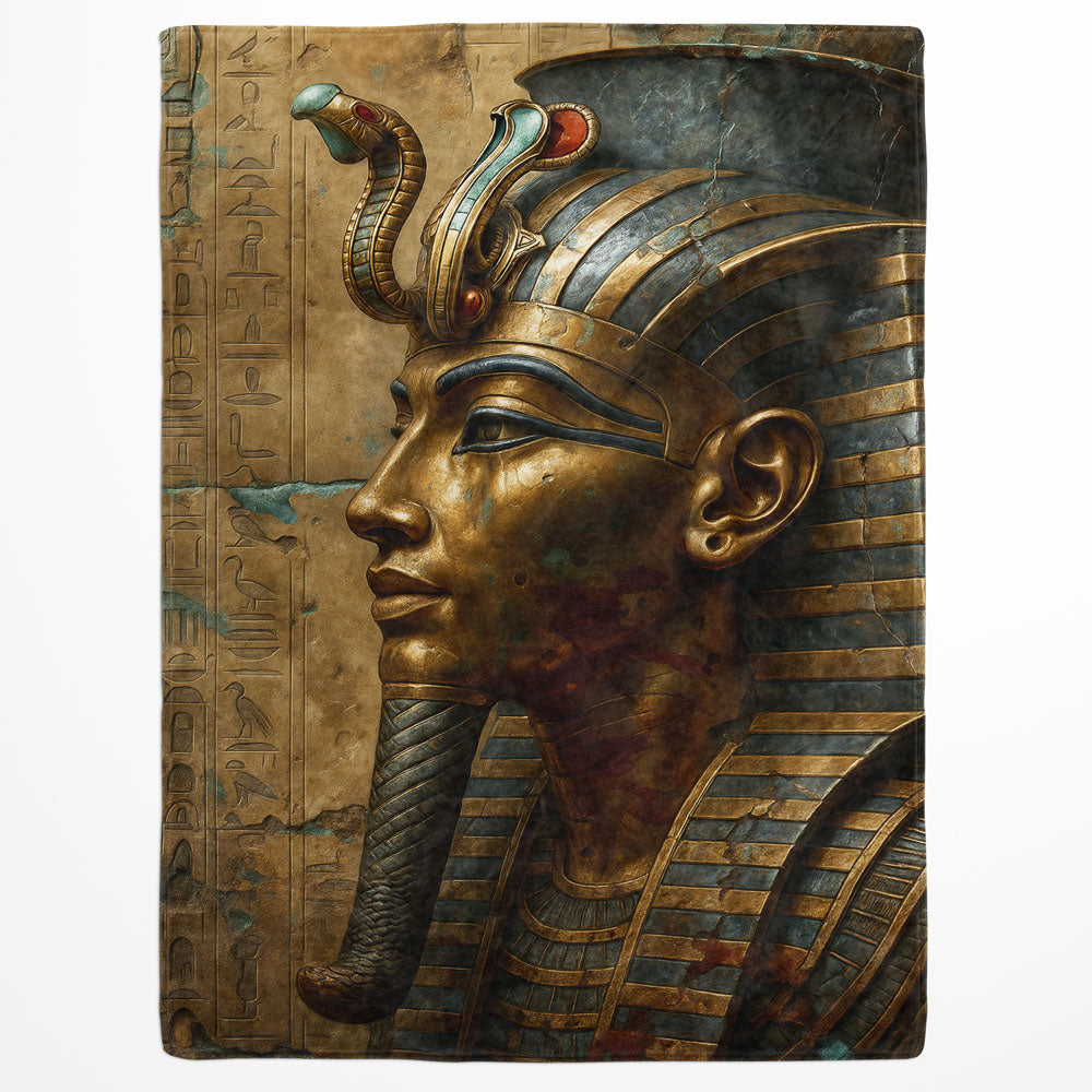 Plaid Egypte pharaon or
