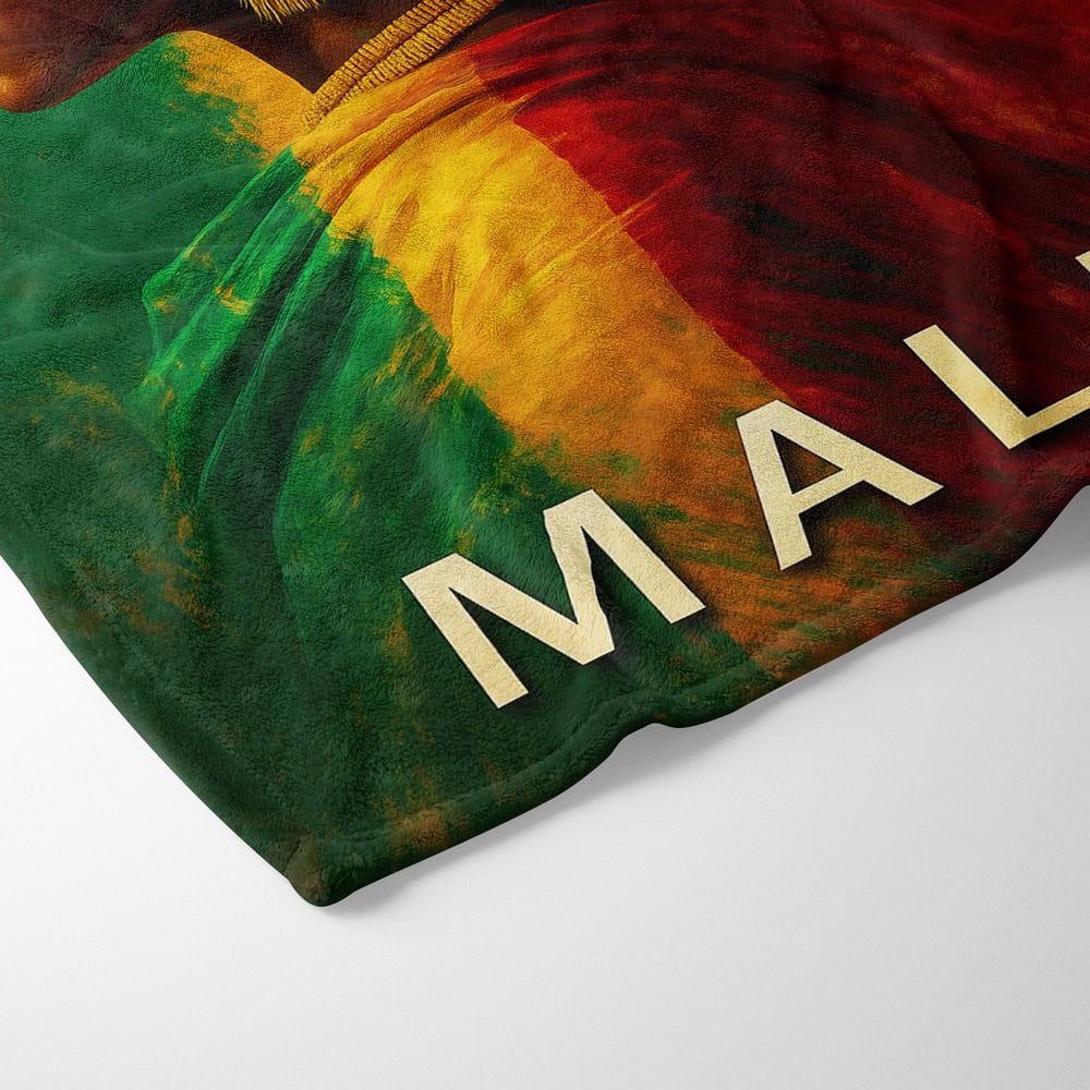 Plaid drapeau Mali femme