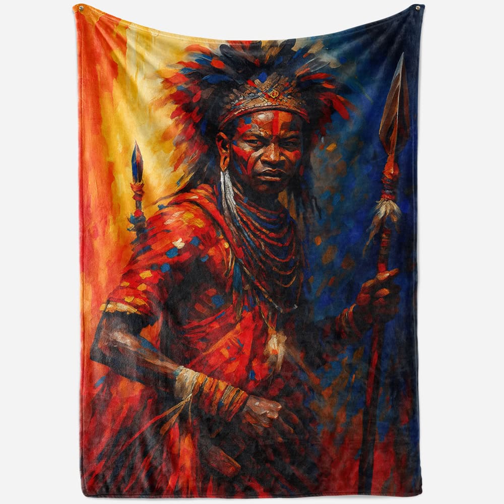 Plaid guerrier masaï
