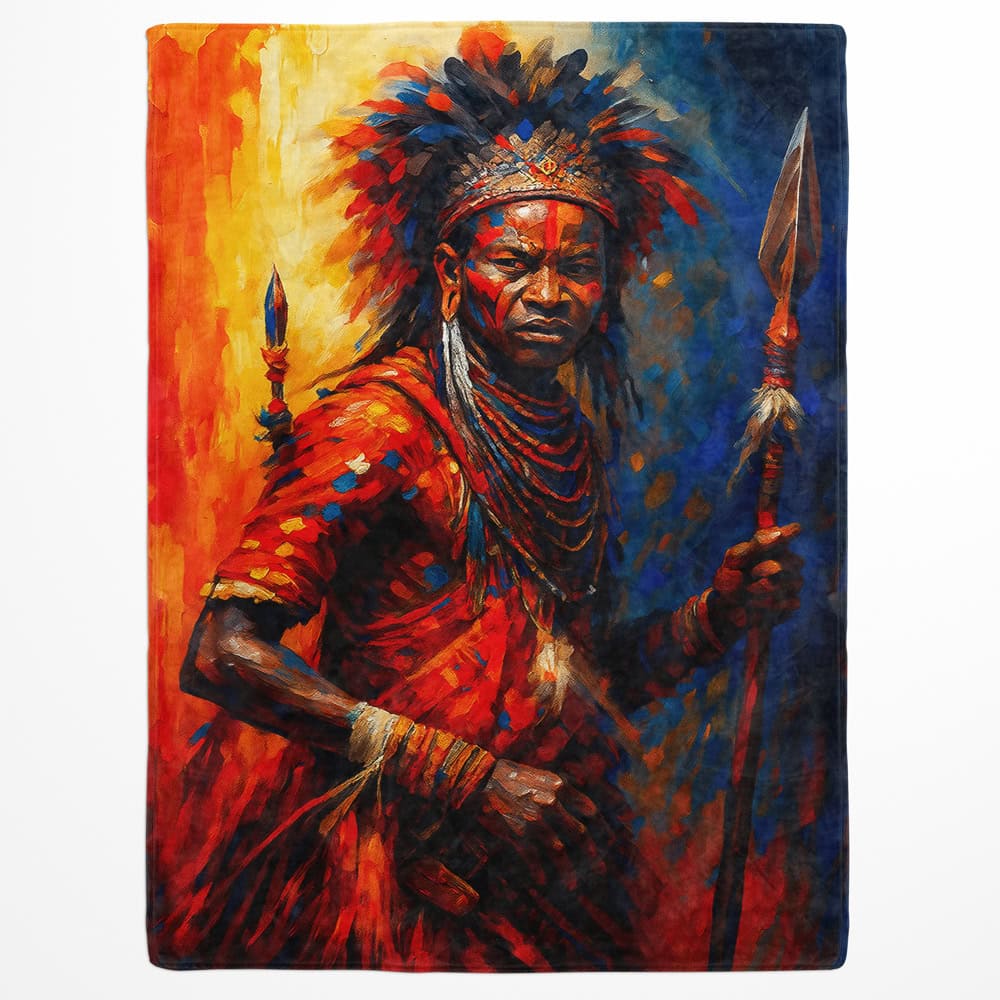 Plaid guerrier masaï