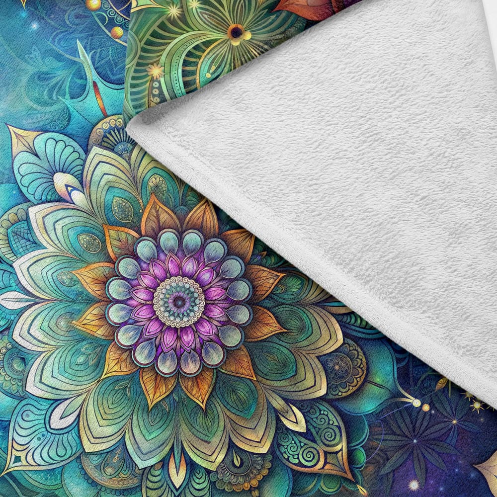 Plaid mandala coloré zen