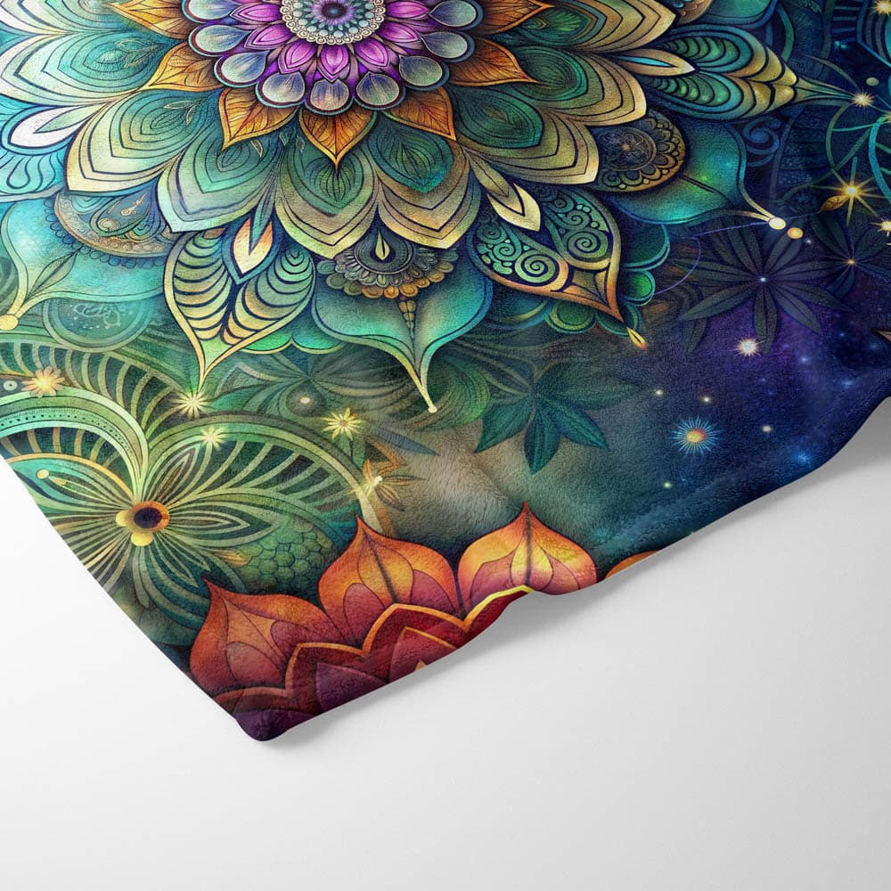 Plaid mandala coloré zen