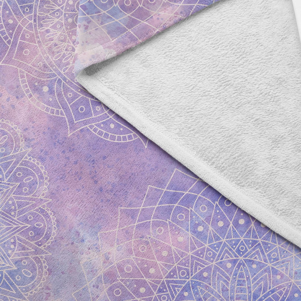 Plaid mandala zen violet