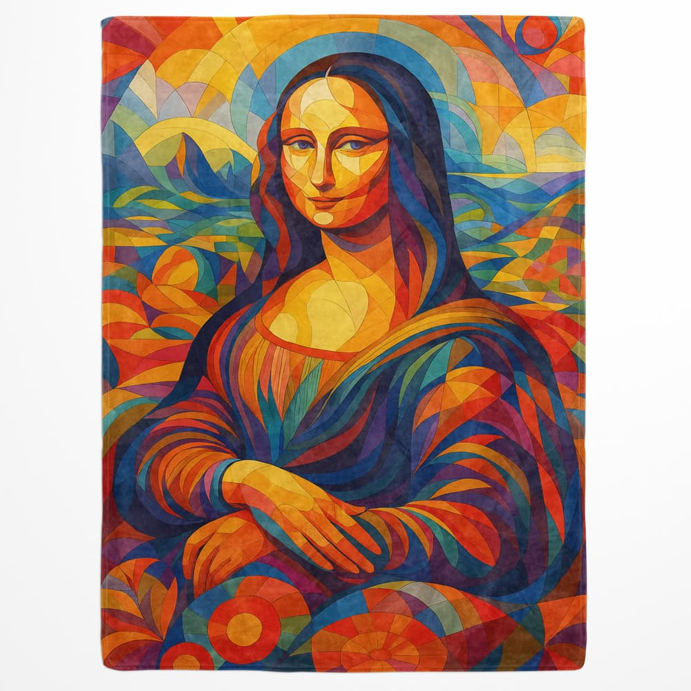 Plaid Mona Lisa coloré