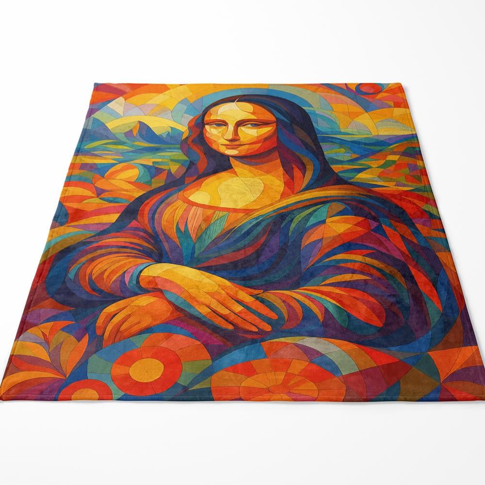 Plaid Mona Lisa coloré