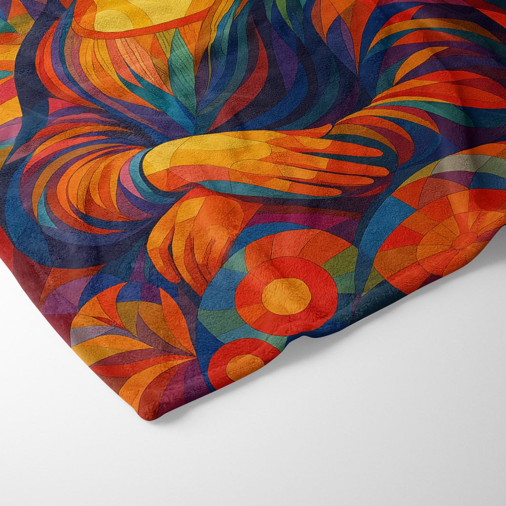 Plaid Mona Lisa coloré