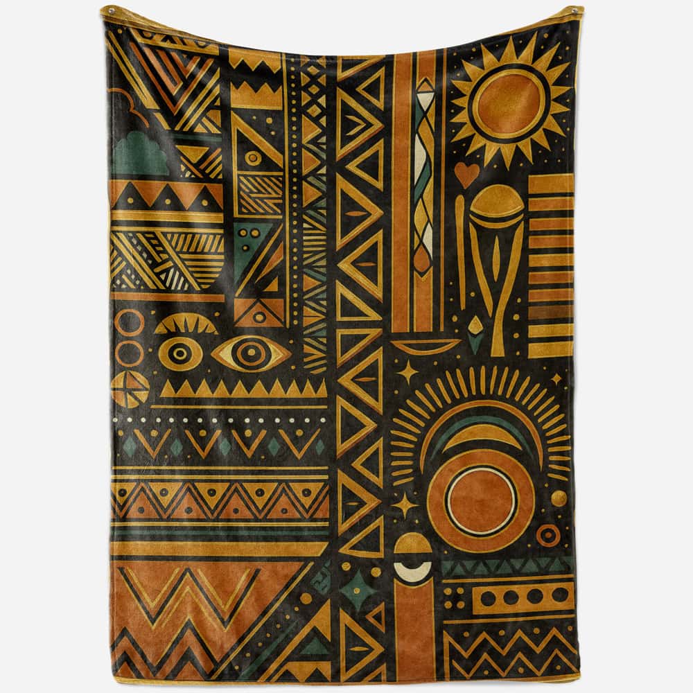 Plaid symboles africains