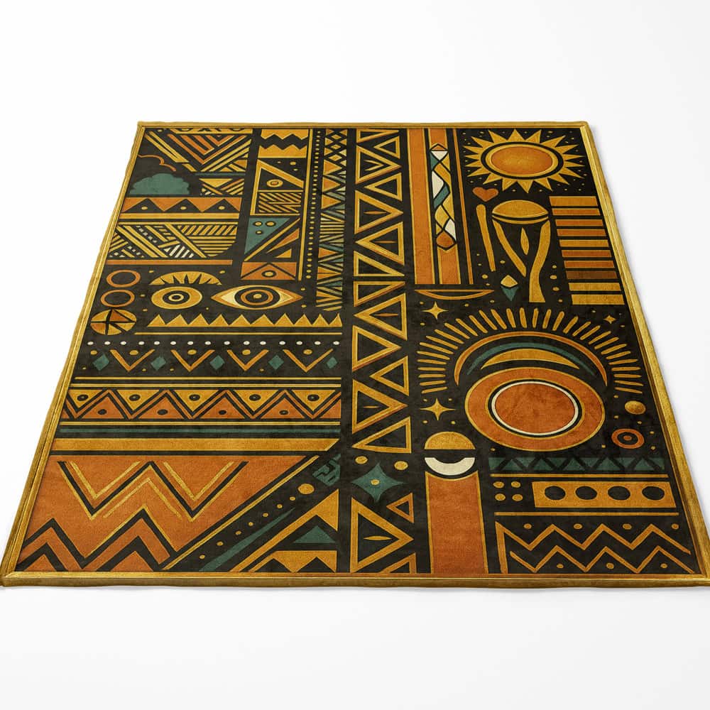 Plaid symboles africains